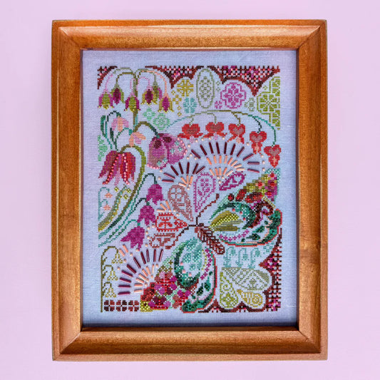 JED X-Stitch Garden Belle Cross Stitch Pattern