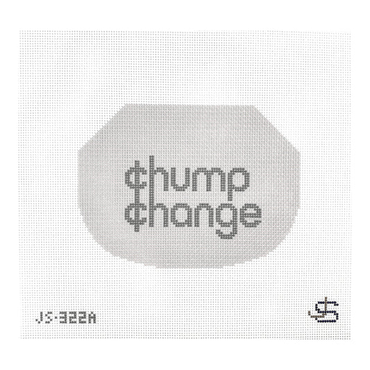 Jeni Sandberg Needlepoint Chump Change Kiss Lock Bag Needlepoint Canvas