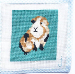 Jessica Tongel Designs Gus Guinea Pig Needlepoint Canvas