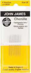 John James Needles Chenille Size 28 - Package of 6