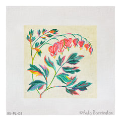 Kate Dickerson Needlepoint Collections Asta Barrington Bleeding Hearts Needlepoint Canvas