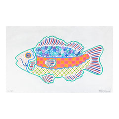 Kate Dickerson Needlepoint Collections Funky Fish #2 Needlepoint Canvas