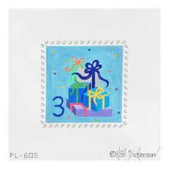 Kate Dickerson Needlepoint Collections Hanukkah Stamp #3 Hanukkah Gifts Needlepoint Canvas