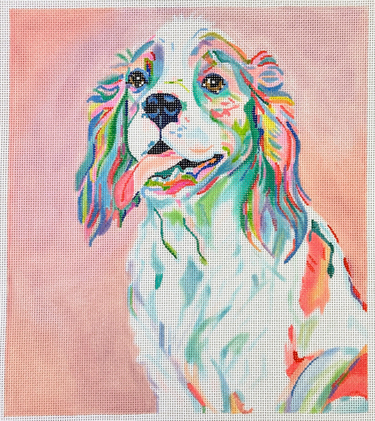 Kate Dickerson Needlepoint Collections Megan Carn Cavalier Needlepoint Canvas