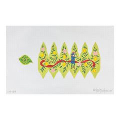 Kate Dickerson Needlepoint Collections Twelve Days Pear #11 Pipers Piping Needlepoint Canvas