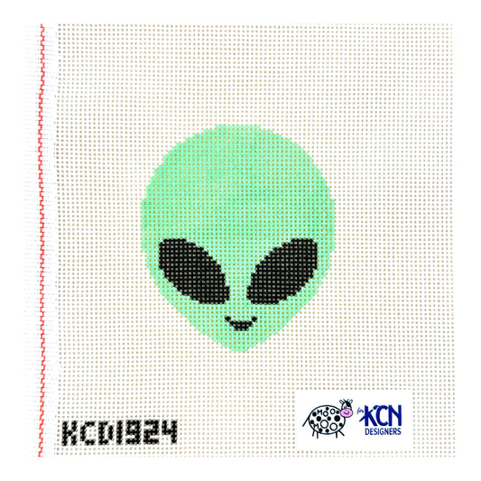 KCN Designers Alien Head Needlepoint Canvas