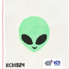 KCN Designers Alien Head Needlepoint Canvas
