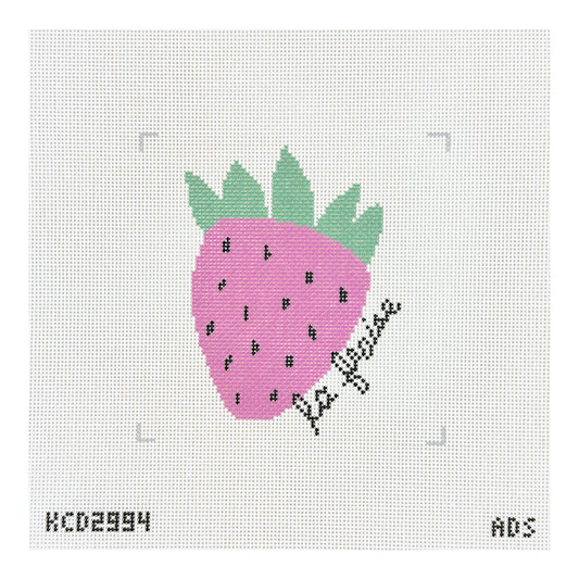 KCN Designers Ampersand Design Studio La Fraise Needlepoint Canvas