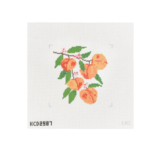KCN Designers Liesel Ann Studios Peaches Needlepoint Canvas