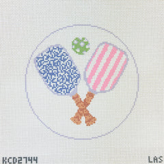 KCN Designers Pickleball Paddles Needlepoint Canvas