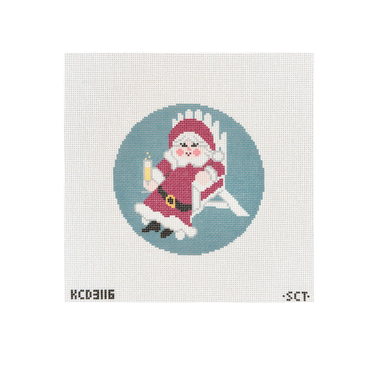 KCN Designers SCT Designs Cheers to Mrs. Claus Needlepoint Canvas