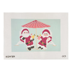 KCN Designers SCT Designs Clauses Gone Wild Needlepoint Canvas