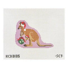 KCN Designers SCT Designs Holiday Kangaroos Needlepoint Canvas