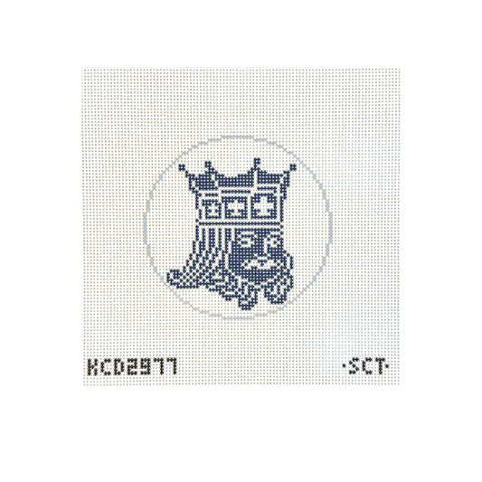 KCN Designers SCT Designs King of Clubs Needlepoint Canvas