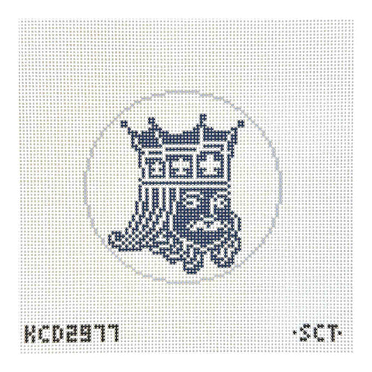 KCN Designers SCT Designs King of Clubs Needlepoint Canvas
