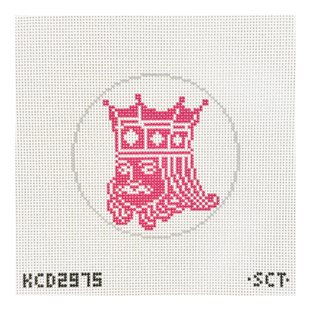 KCN Designers SCT Designs King of Diamonds Needlepoint Canvas
