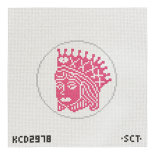 KCN Designers SCT Designs Queen of Hearts Needlepoint Canvas