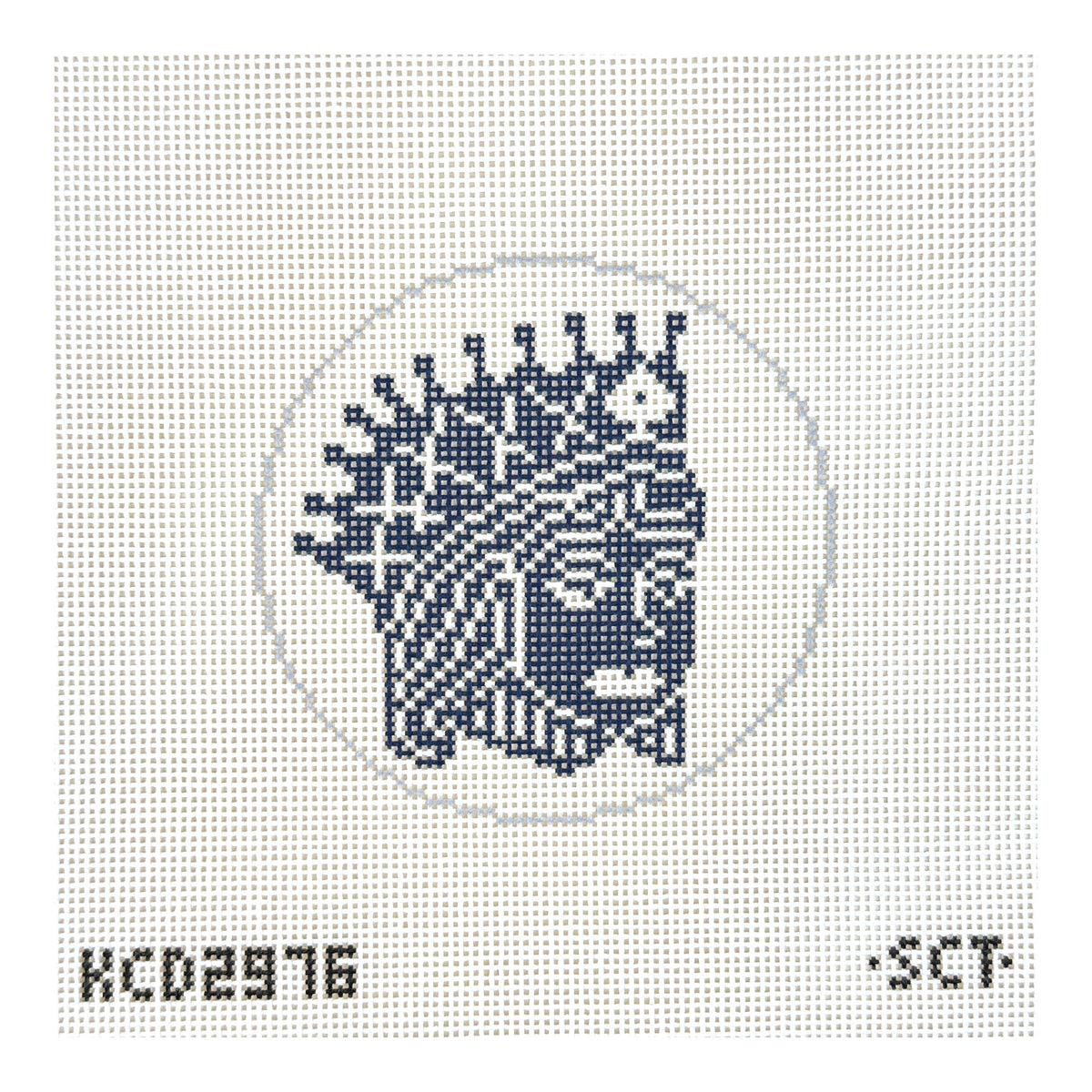KCN Designers SCT Designs Queen of Spades Needlepoint Canvas