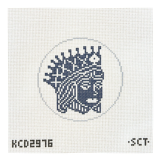 KCN Designers SCT Designs Queen of Spades Needlepoint Canvas