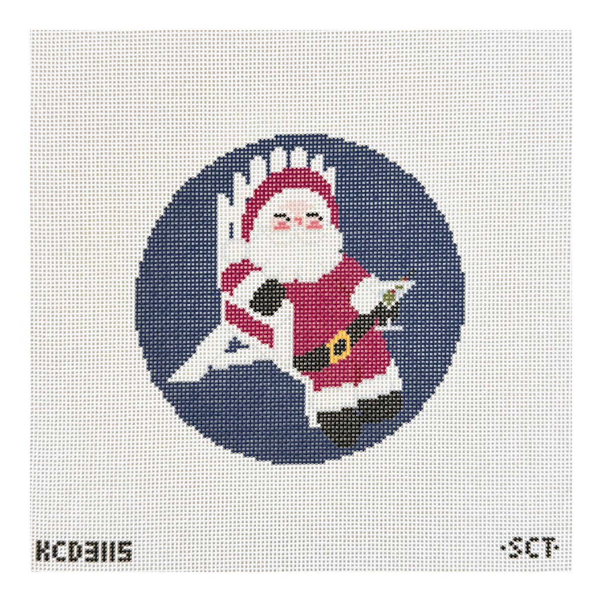 KCN Designers SCT Designs Santa's Big Break Needlepoint Canvas