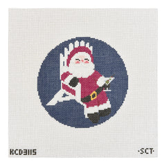 KCN Designers SCT Designs Santa's Big Break Needlepoint Canvas