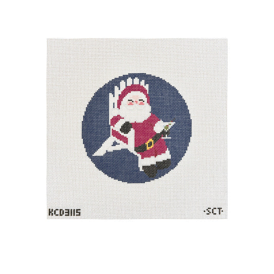 KCN Designers SCT Designs Santa's Big Break Needlepoint Canvas