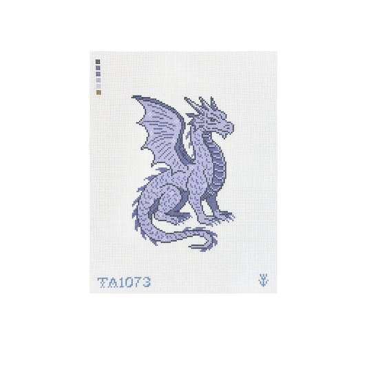 KCN Designers Thorn Alexander Amethyst Dragon Needlepoint Canvas