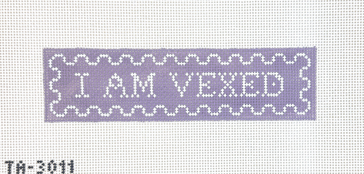 KCN Designers Thorn Alexander I Am Vexed Bookmark Needlepoint Canvas