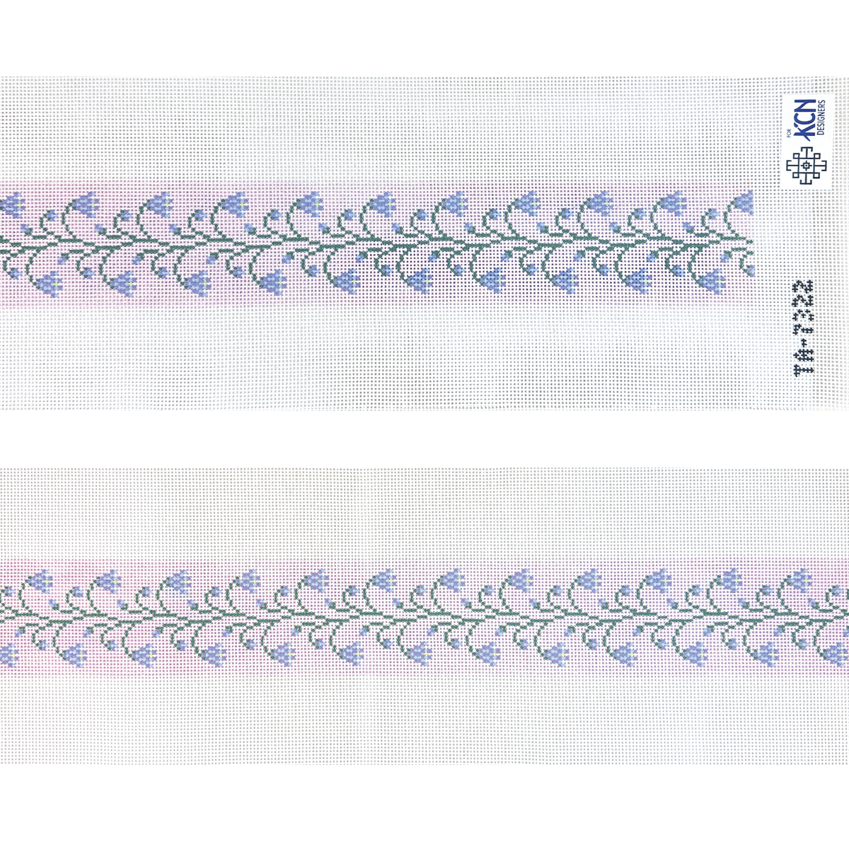 KCN Designers Thorn Alexander Lilac Scottish Harebell Strap Needlepoint Canvas