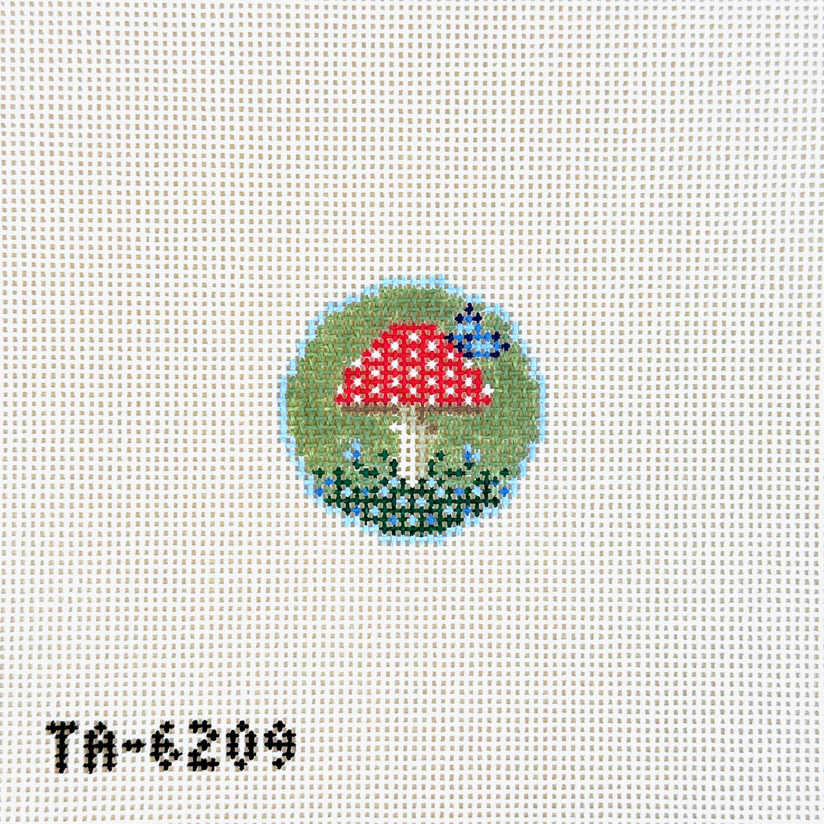 KCN Designers Thorn Alexander Mini Fly Agaric Needlepoint Canvas