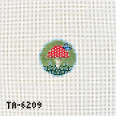 KCN Designers Thorn Alexander Mini Fly Agaric Needlepoint Canvas