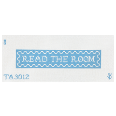 KCN Designers Thorn Alexander Read the Room Bookmark Needlepoint Canvas