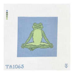 KCN Designers Thorn Alexander Yoga Frog Needlepoint Canvas