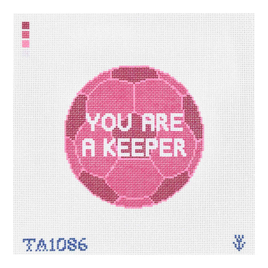 KCN Designers Thorn Alexander You Are A Keeper Needlepoint Canvas