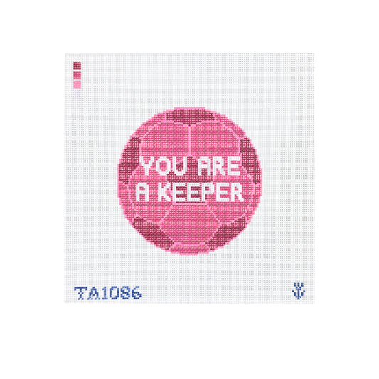 KCN Designers Thorn Alexander You Are A Keeper Needlepoint Canvas