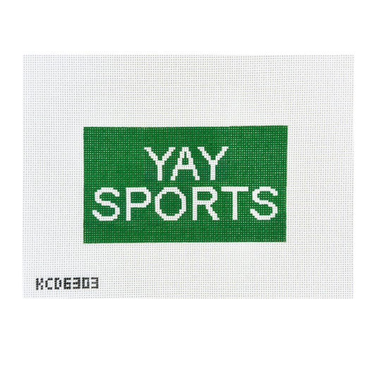 KCN Designers Yay Sports Needlepoint Canvas