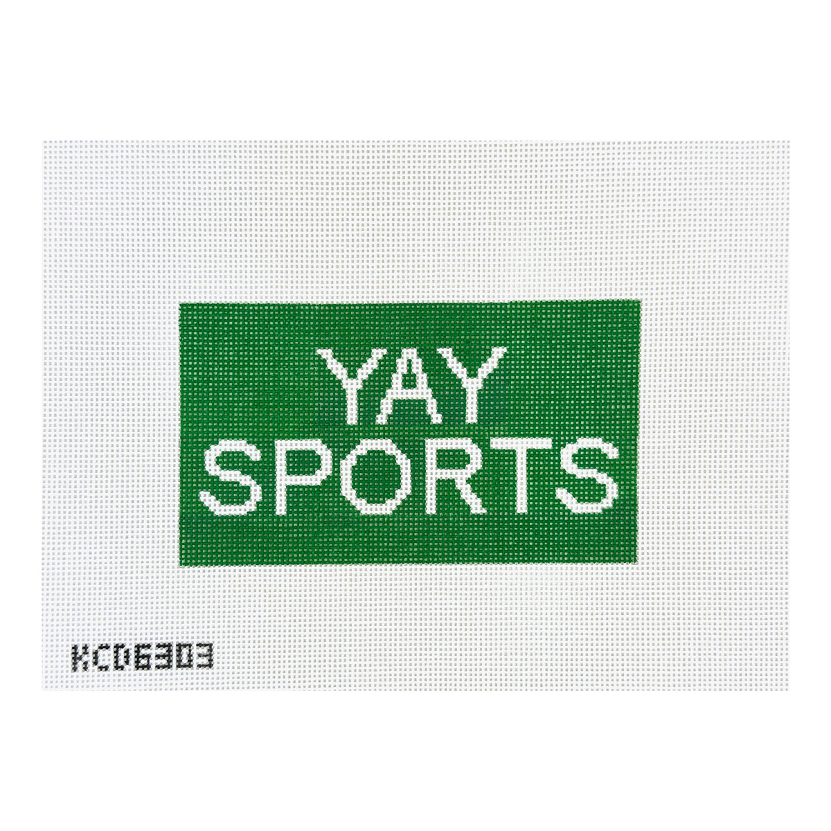 KCN Designers Yay Sports Needlepoint Canvas