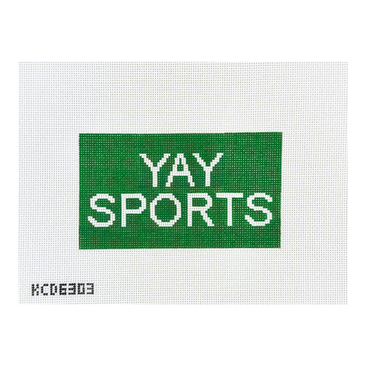 KCN Designers Yay Sports Needlepoint Canvas