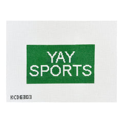 KCN Designers Yay Sports Needlepoint Canvas