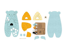Kiriki Press Honeybear Felt Doll Embroidery Kit
