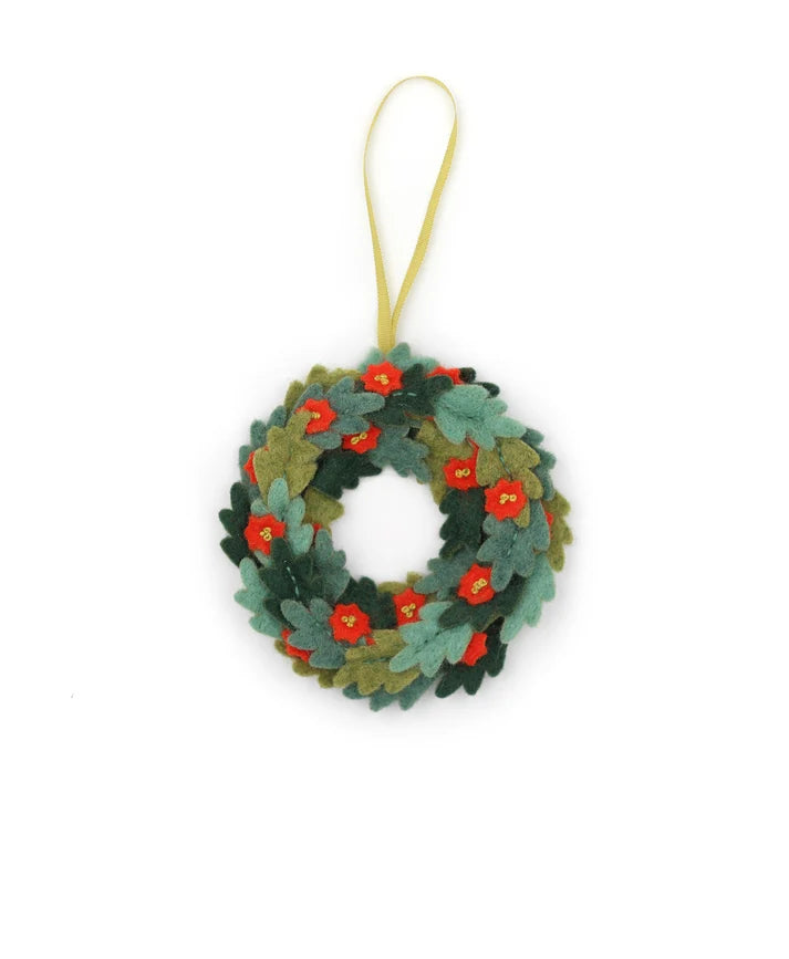Kiriki Press Wreath Felt Ornament Kit