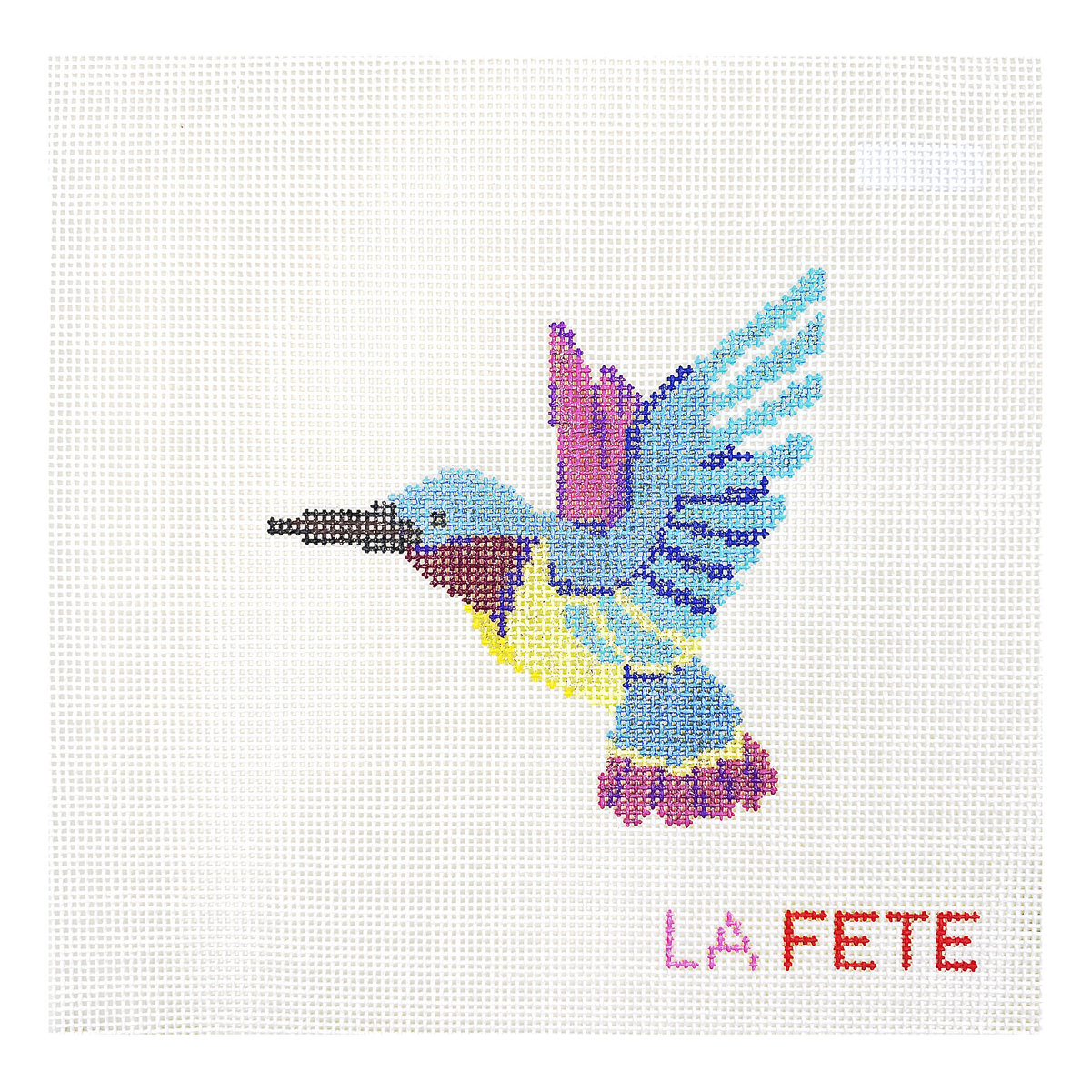 La Fete Hummingbird Needlepoint Canvas