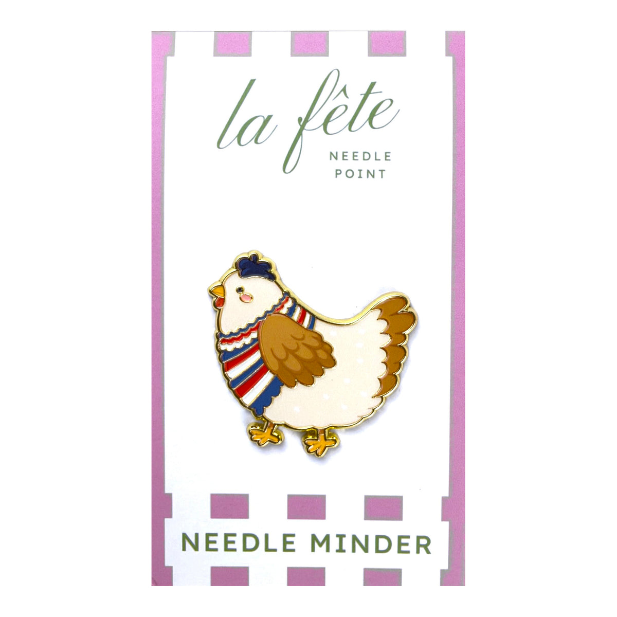 La Fete Needlepoint French Hen Needle Minder