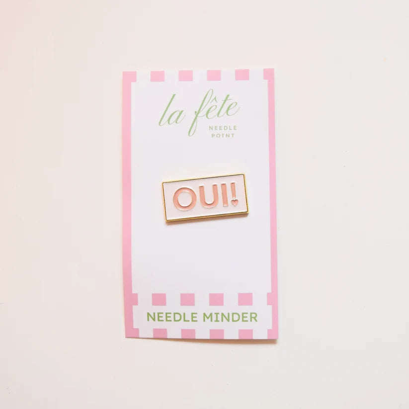 La Fete Needlepoint Oui Needle Minder