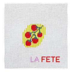 La Fete Needlepoint Tomato Charm Needlepoint Canvas