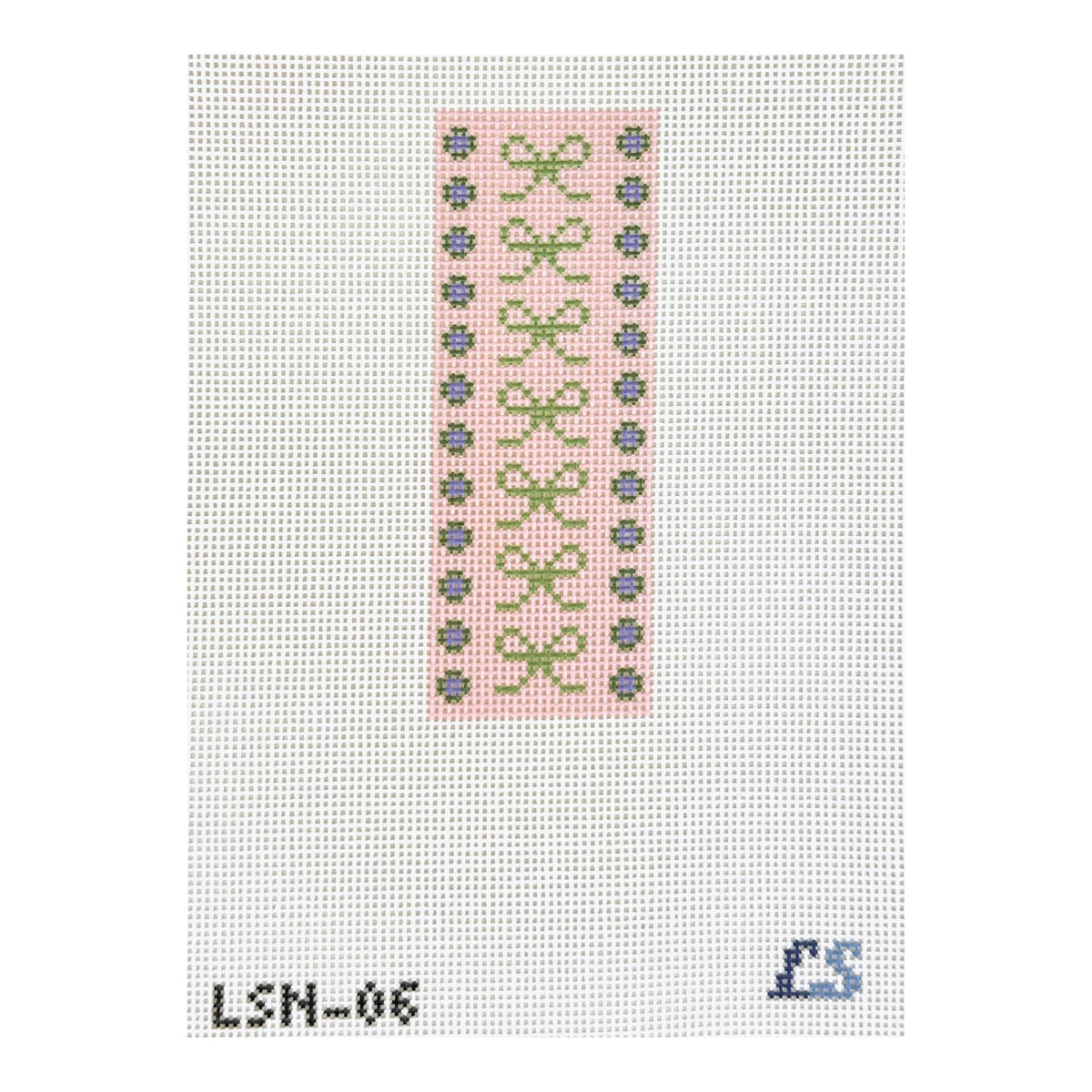 Lake Shore Needlepoint Bow Bookmark Needlepoint Canvas
