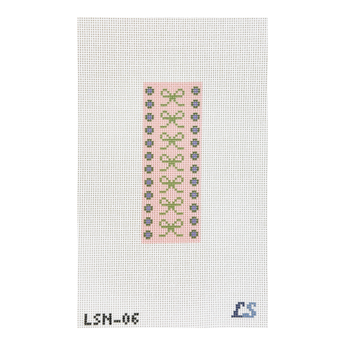 Lake Shore Needlepoint Bow Bookmark Needlepoint Canvas