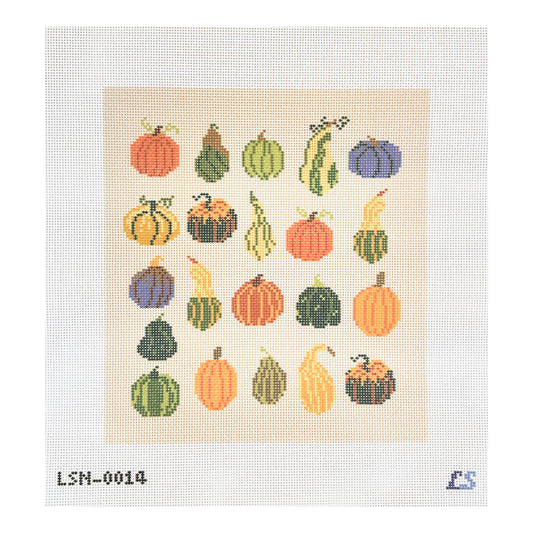 Lake Shore Needlepoint Gourd and Pumpkin Pattern