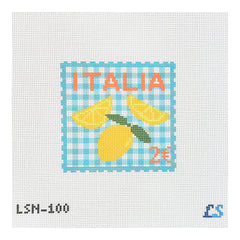 Lake Shore Needlepoint Italy Travel Postage Stamp Needlepoint Canvas