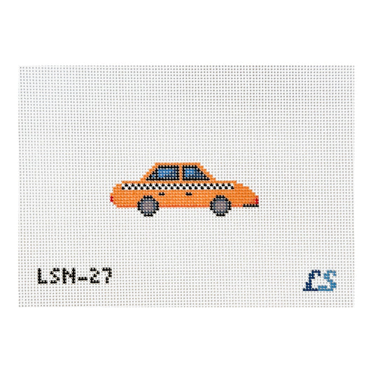 Lake Shore Needlepoint Mini Taxi Needlepoint Canvas
